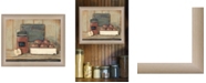 Trendy Decor 4U Apple Butter by Pam Britton, Ready to hang Framed print, Taupe Frame, 17" x 14"